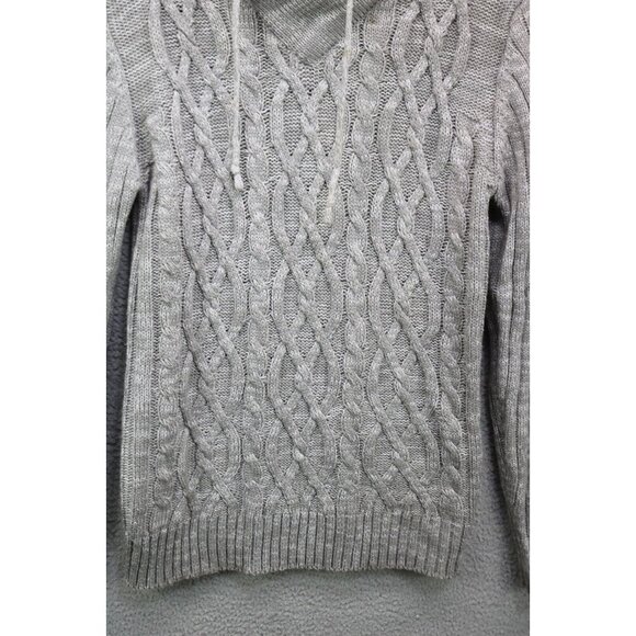 XRAY Jeans Sherpa Collar Men's Cable Knit Sweater-Size Large - Picture 2 of 9